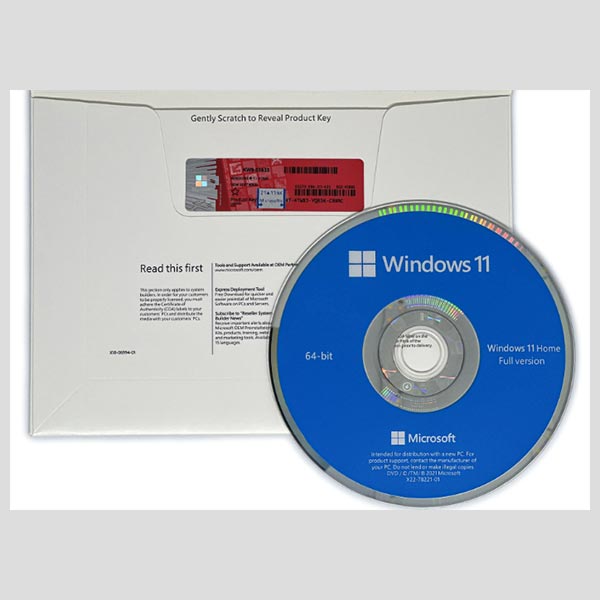 Windows 11 home oem dvd package - Microsoft Windows