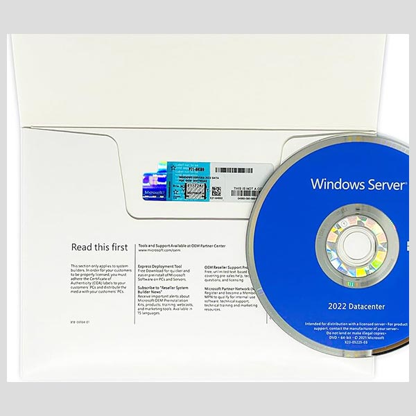 Windows server 2022 datacenter dvd package - Microsoft Windows