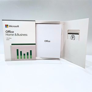 Office 2024 home and business pc mac keycard box