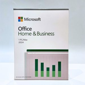 Office 2024 home and business pc mac keycard box